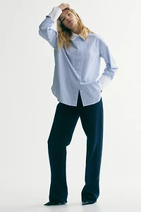 Chemise en popeline de coton