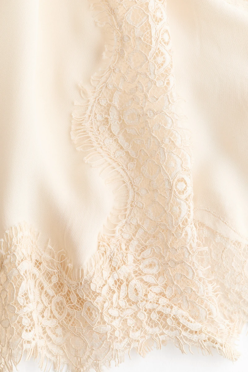 Lace-Trimmed Camisole Top