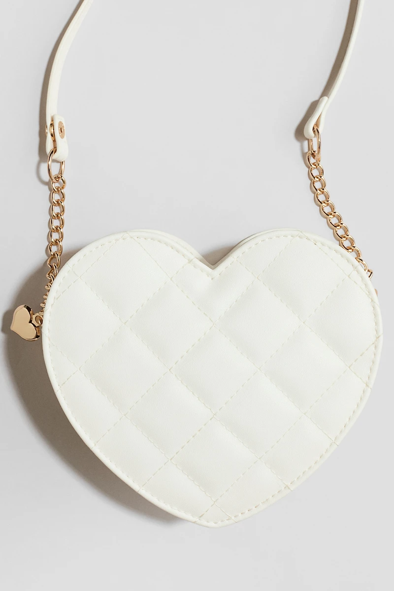 Sac à bandoulière en forme de cœur