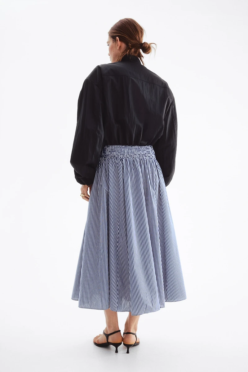 Smocked-Waist Skirt