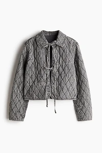 Quilted Denim Jacket