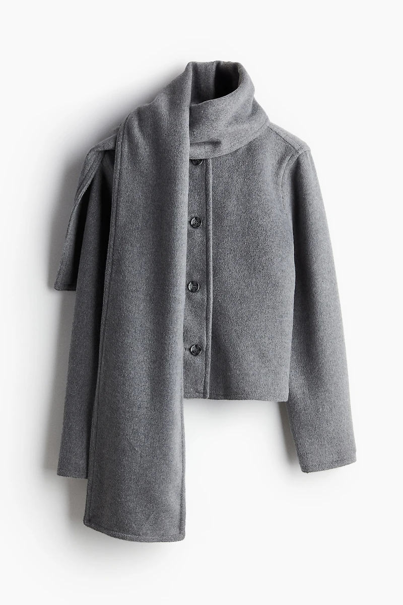 Felted Jacket with Scarf