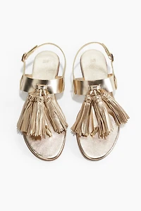Tasseled Sandals