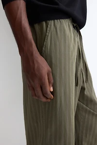 Relaxed-Fit Poplin Pants