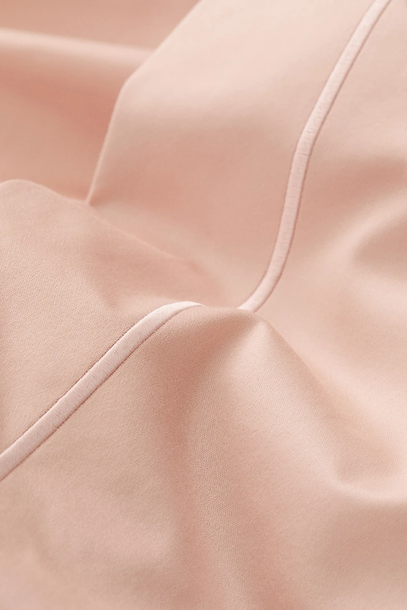 Cotton Sateen Twin Duvet Cover Set
