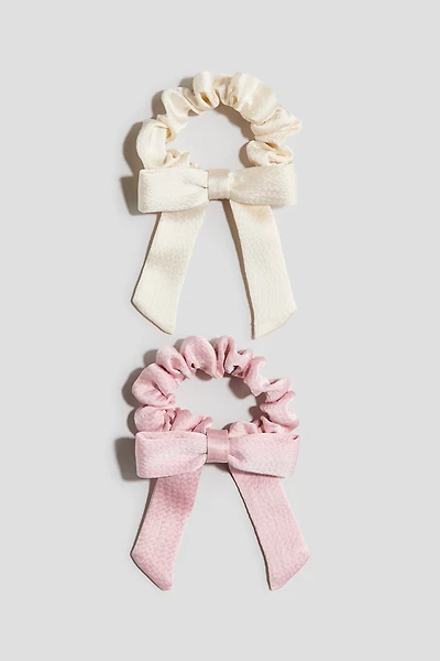 2-Pack Bow Scrunchies