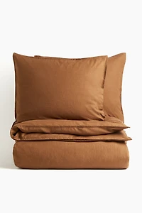 Linen-blend King/Queen Duvet Cover Set