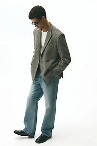 Veste décontractée en laine mélangée