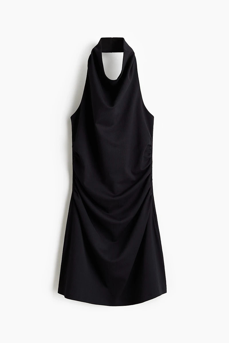 Draped Halterneck Dress