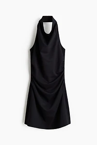 Draped Halterneck Dress