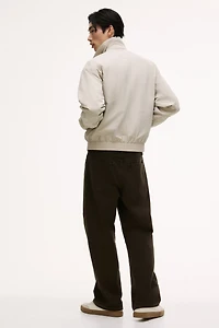 Bomber Jacket with Collar