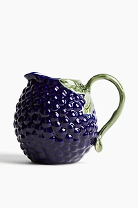 Pichet figuratif en grès cérame