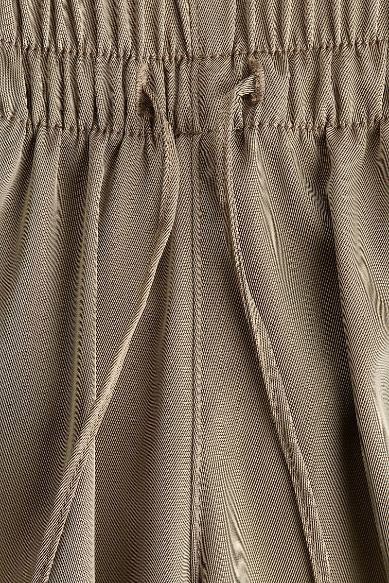 MAMA Wide-Leg Drawstring Pants