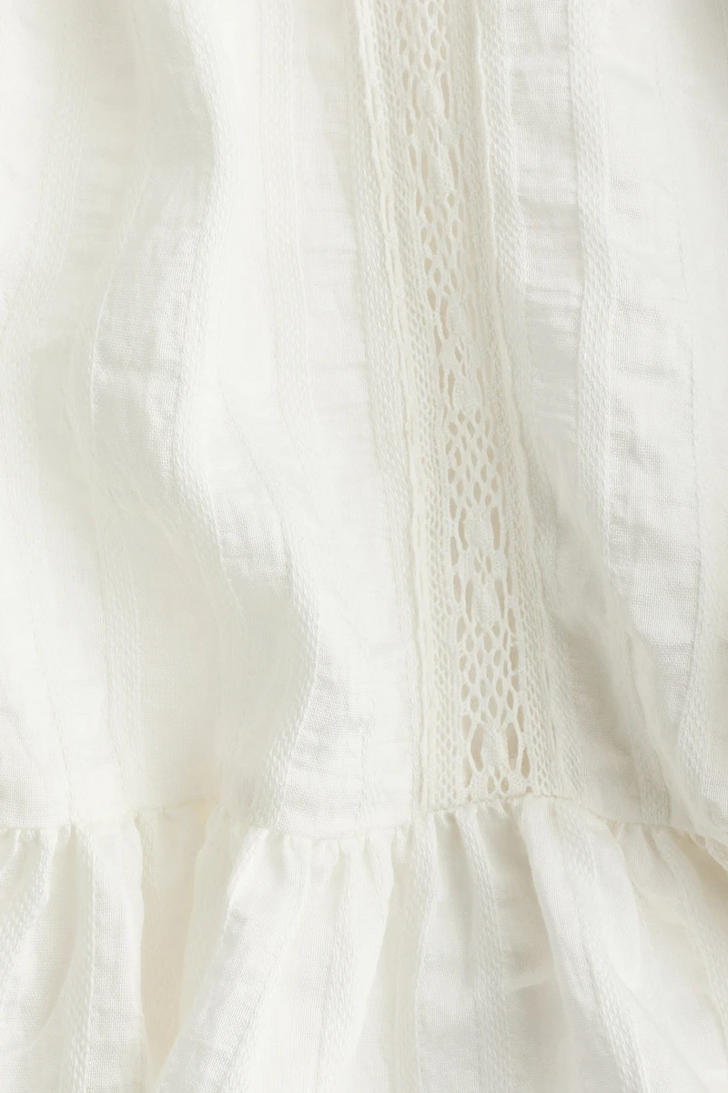 Blouse à manches bouffantes