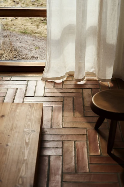 Single-Pack Wide Linen Curtain Panel