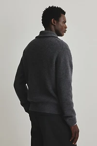 Chandail classique en laine avec col