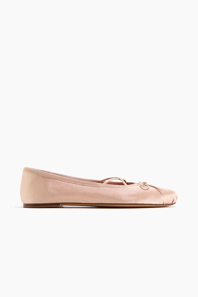 Satin Ballet Flats