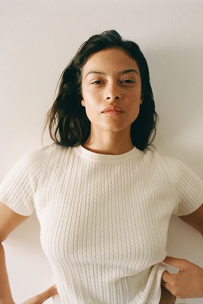 Cable-Knit Top