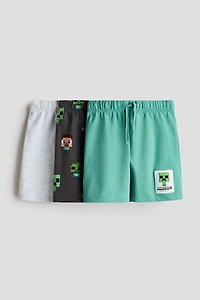 3-Pack Cotton Shorts