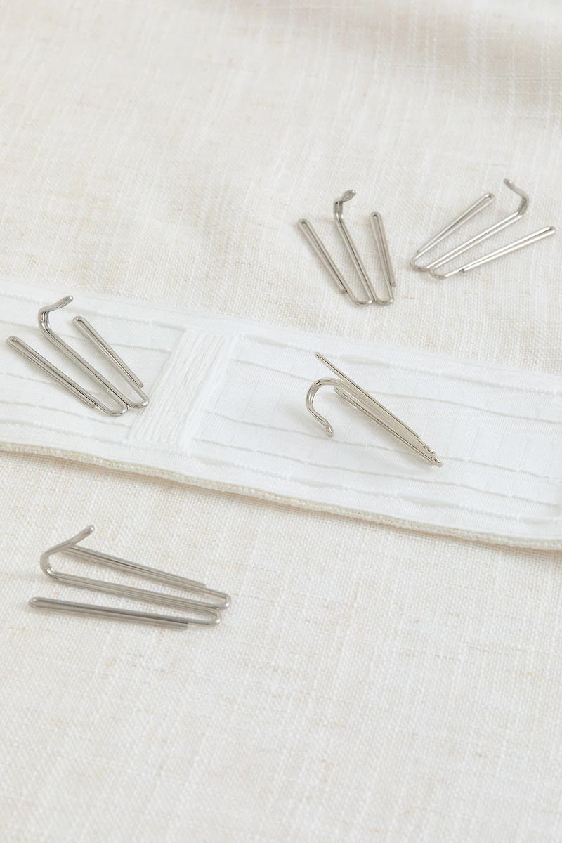 2-Pack Extra-Long Slub-Weave Curtains