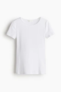 T-shirt côtelé