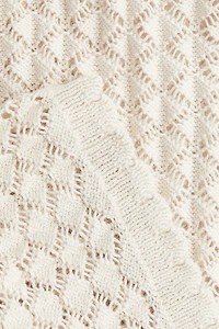 Crochet-Look Dress