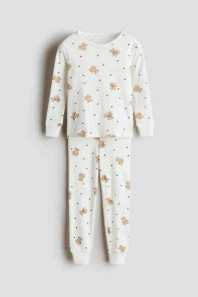 Pyjama imprimé en coton