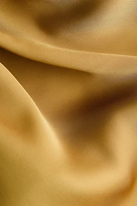 Shawl-Detail Satin Blouse