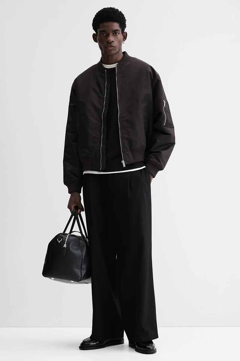 Blouson d'aviateur en nylon