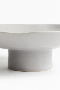 Footed Stoneware Bowl