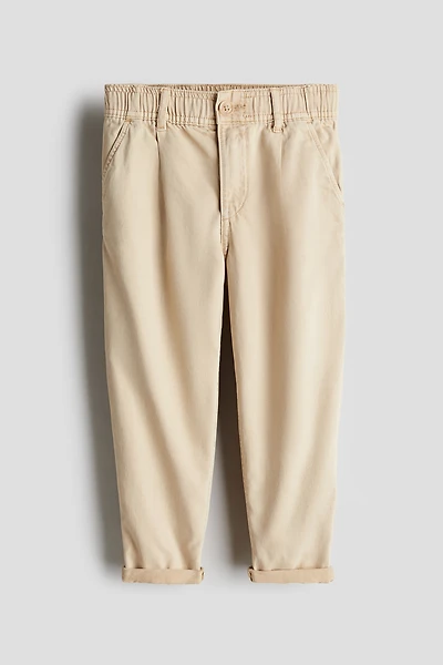 Loose-Fit Tapered Twill Chinos