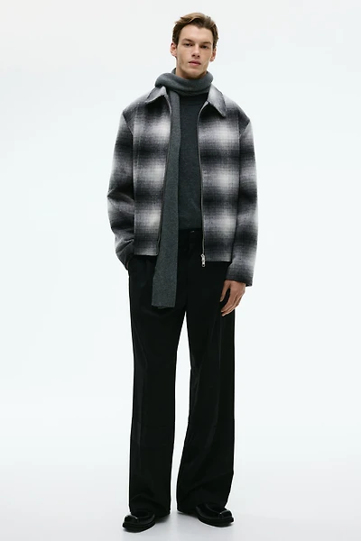 Regular-Fit Wool-Blend Overshirt