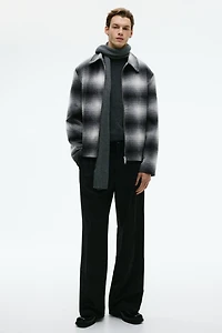 Regular-Fit Wool-Blend Overshirt