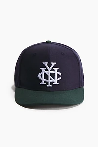 Cap with Embroidered Motif