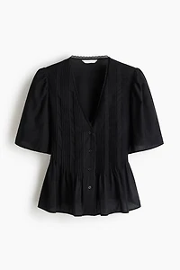 Blouse with Pintucks