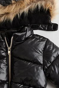 Manteau court avec ceinture