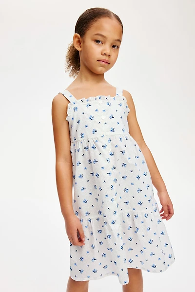 Tiered Cotton Dress