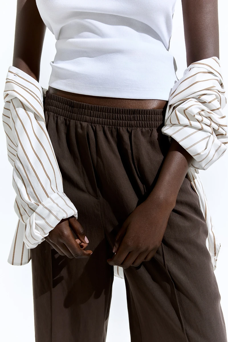 Pull-On Twill Pants