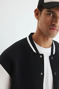 Loose-Fit Baseball Jacket