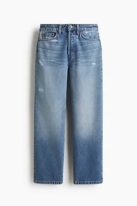 Straight High Waist Ankle Jeans