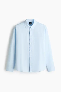 Relaxed-Fit Linen-Blend Shirt