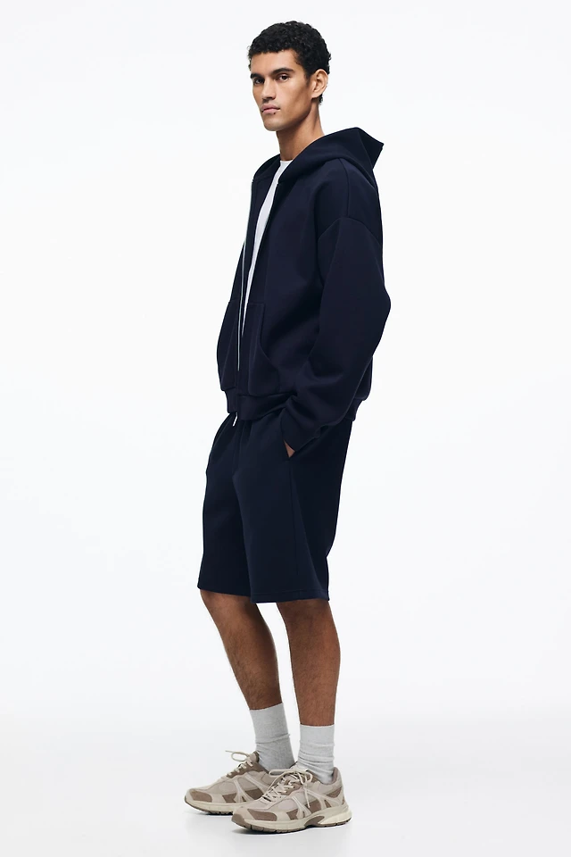 Relaxed-Fit Interlock Shorts