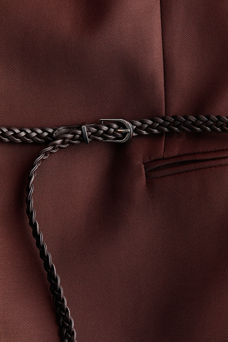 Veste sans manches avec ceinture