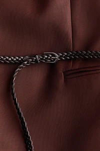 Veste sans manches avec ceinture