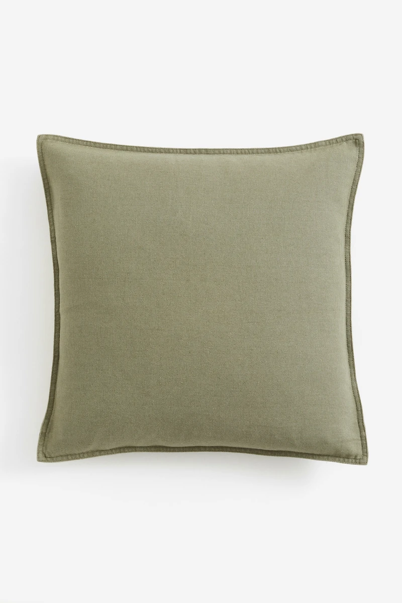 Linen-blend Cushion Cover