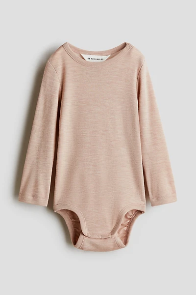 Merino Wool Jersey Bodysuit