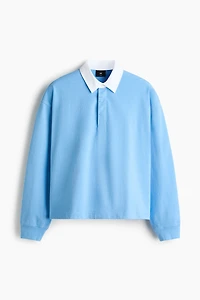 Loose-Fit Cotton Polo Shirt