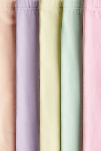 5-pack Cotton Capri Leggings