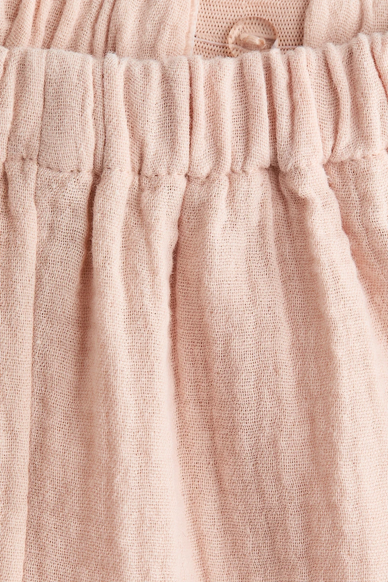 Short en mousseline de coton