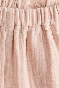 Short en mousseline de coton